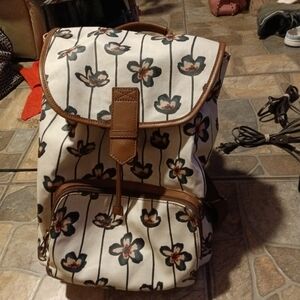 Fossil Mia Backpack floral
